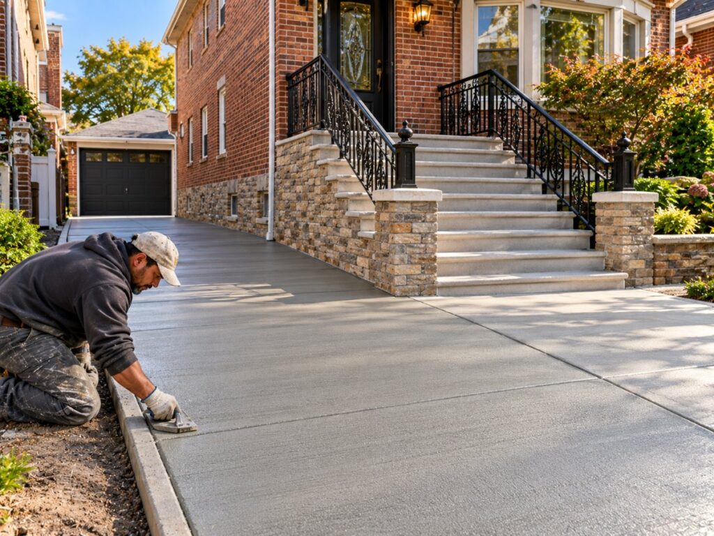Home Concrete Work by Golden Stone Construction