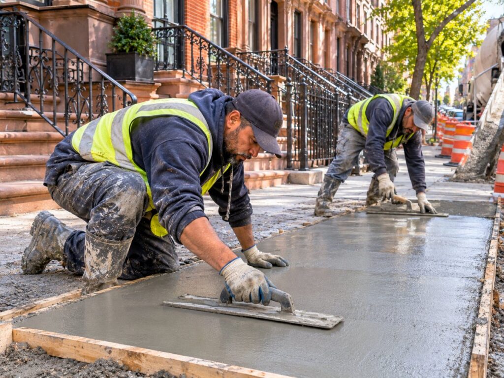 Home Sidewalk Repair and DOT Violations by Golden Stone Construction